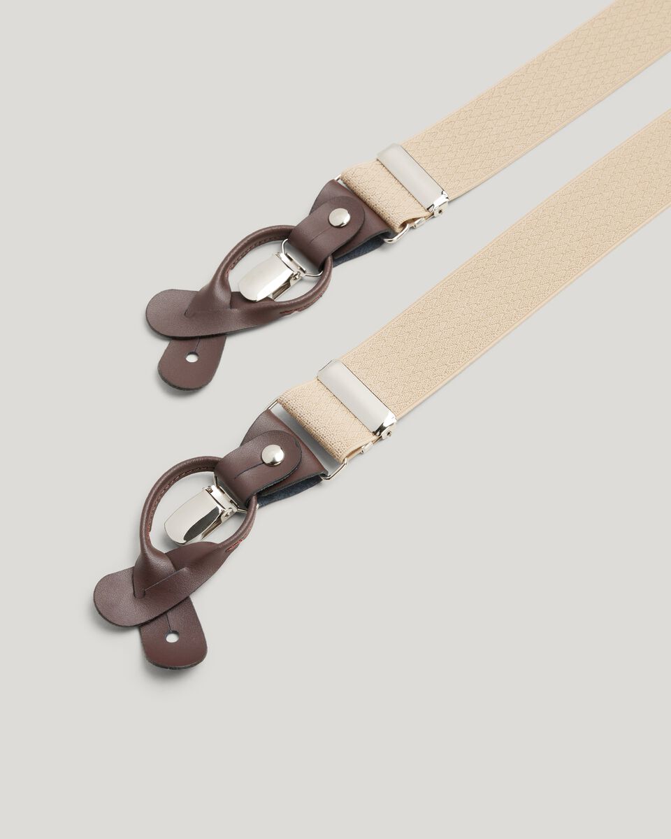 Leather Crosspatch Y-Back Elastic Braces